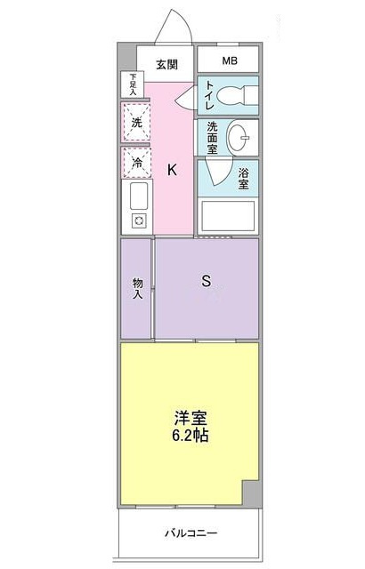 フローラ本八幡の間取り|間取りです。