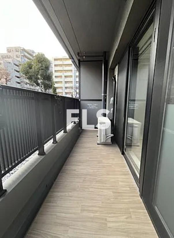 新宿区百人町３丁目の賃貸マンションのバルコニー