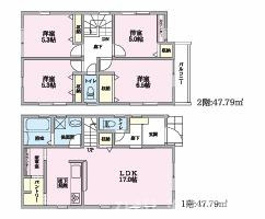 藤沢市大庭　売地　　全6区画の参考プラン|宅地3参考プラン