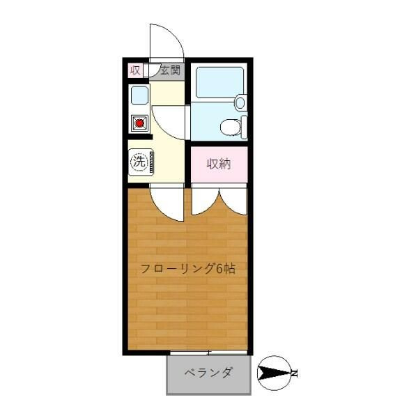 コーポ十条の間取り