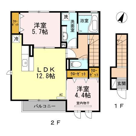 DヴェルジェⅢの間取り