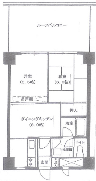 ライオンズマンション北新宿の間取り