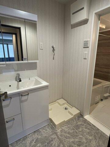 川崎市多摩区宿河原２丁目のアパートの洗面所