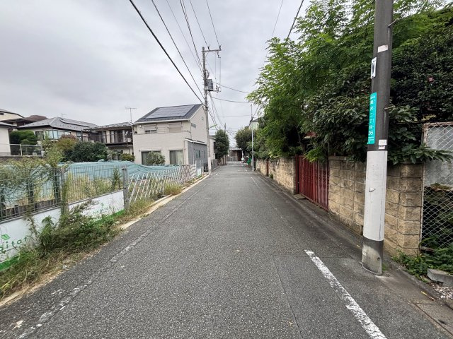 世田谷区奥沢2丁目の前面道路含む現地写真