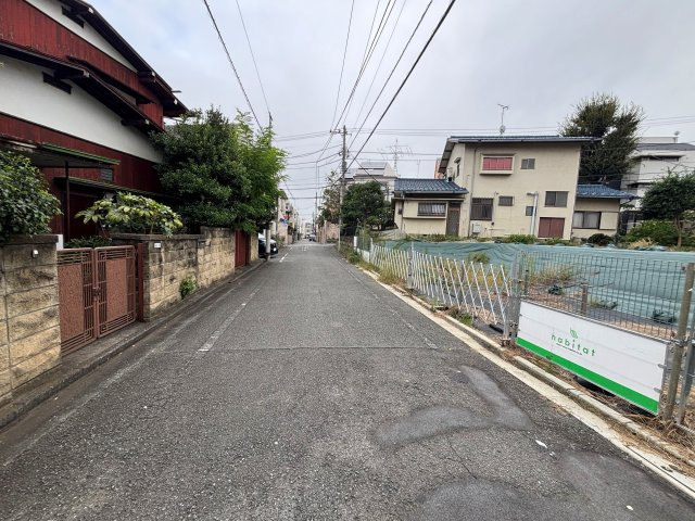 世田谷区奥沢2丁目の前面道路含む現地写真