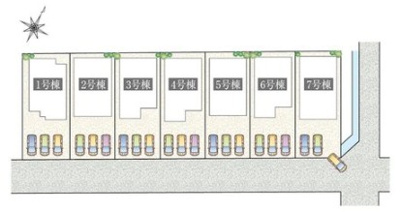 【区画図】 | 富士市五貫島(富士南小)　新築戸建て　1号棟
