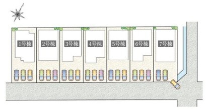 【区画図】 | 富士市五貫島(富士南小)　新築戸建て　1号棟