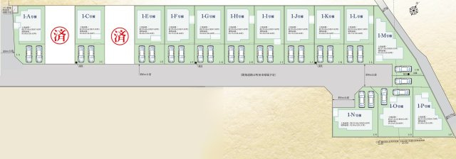 町田市木曽西1丁目 の区画図