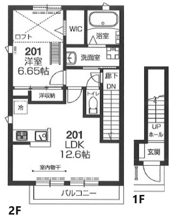 コンフォート東久留米Ｊの間取り