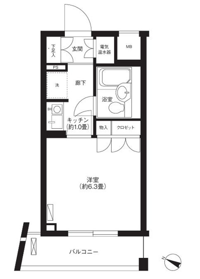 【間取り】 | コスモリード駒沢大学