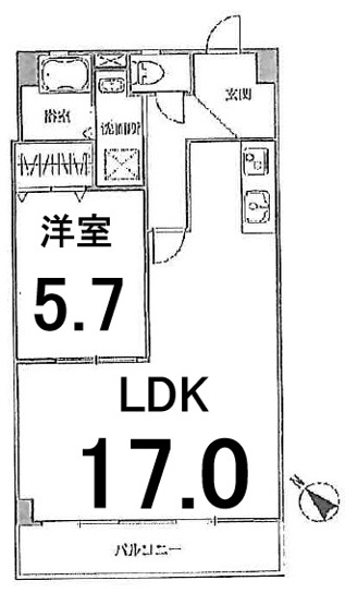 【間取り】 | パレス上前津