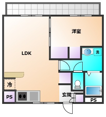 パティオ仲町の間取り