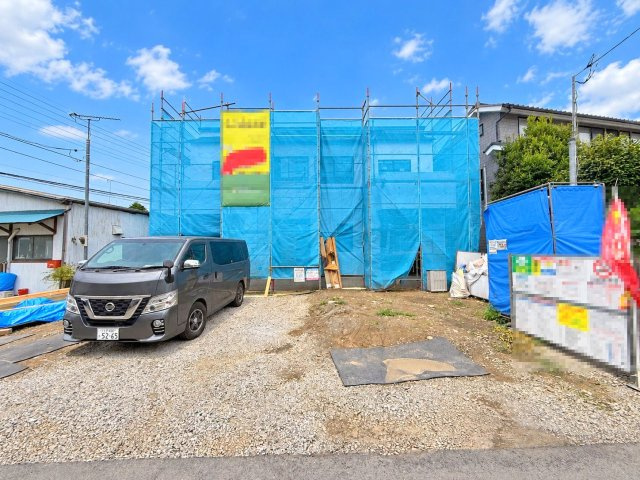 あきる野牛沼第5　全1棟の外観|現地 （2026年10月）撮影
※空はCG加工しています。
