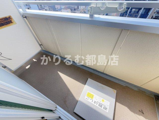 グランカーサ都島のバルコニー
