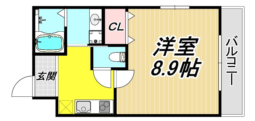 フジパレス阪急園田WESTⅢ番館の間取り