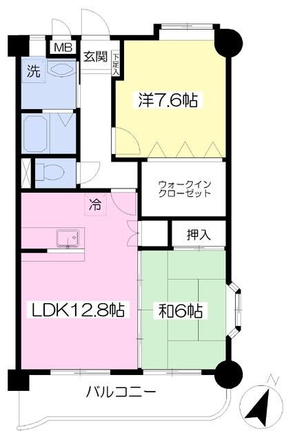 エスペランサフルールの間取り|使い勝手の良い間取りです♪