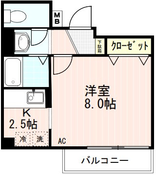 フルールパレスの間取り