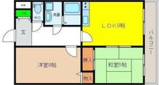 サンライフ上住吉の間取り