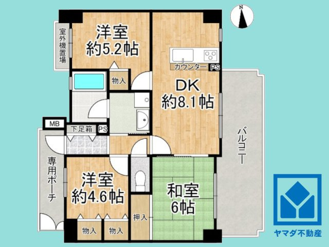 パズ京都西大路　中古マンションの間取り|図面と現況が異なる場合は現況を優先いたします。