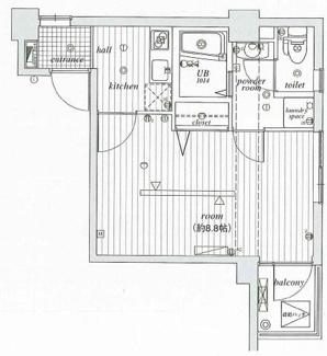 【間取り】 | ヴェルステージ中野新橋Ⅱ | 間取りです。