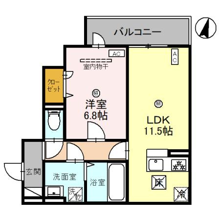 アルコイリスカミツツイの間取り
