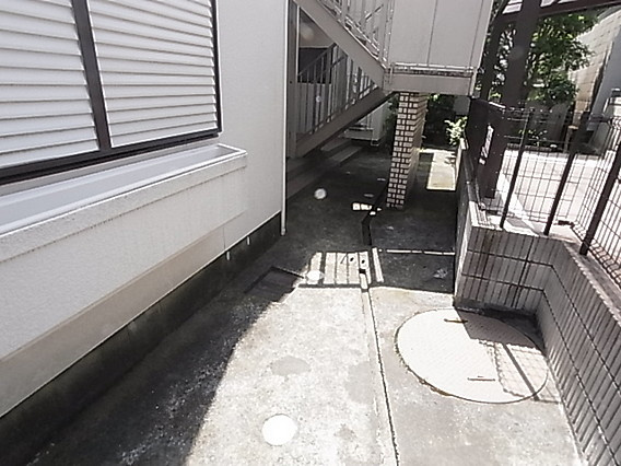 北町ハイムのバルコニー