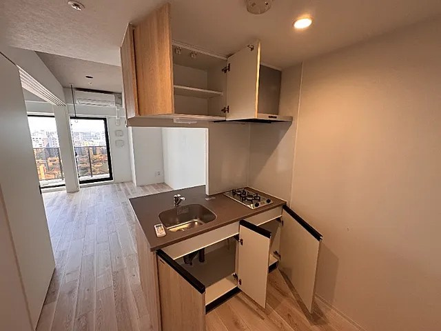 神戸市中央区国香通４丁目の賃貸マンションのキッチン