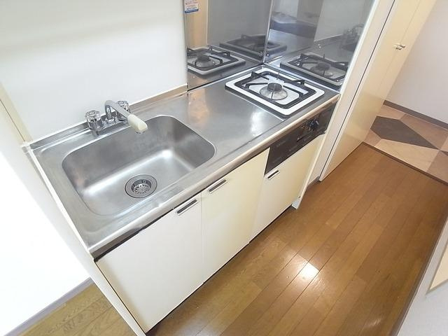 神戸市灘区篠原中町５丁目の賃貸マンションのキッチン