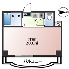 三景マンションの間取り