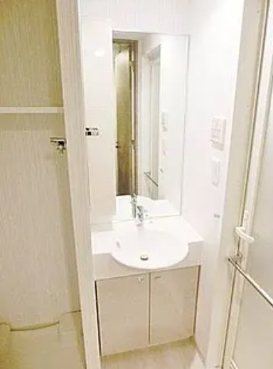 新宿区北新宿３丁目の賃貸マンションの洗面所