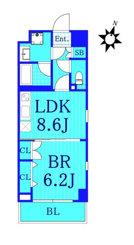 アパルトマン山手公園の間取り