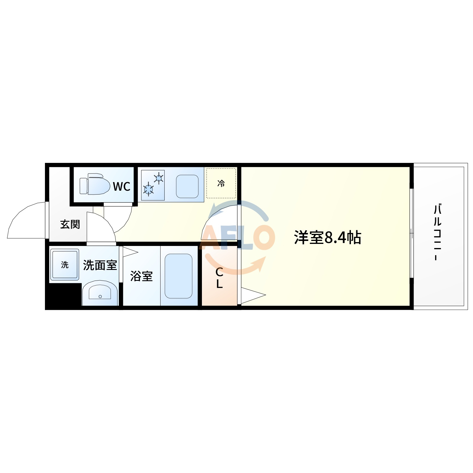 ヒルズ小松の間取り|間取り