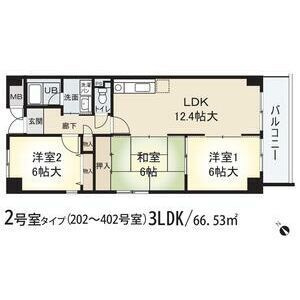フロレアールⅠの間取り
