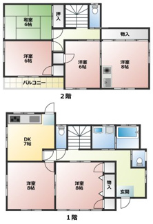 【間取り】 | イーエフ（大渕）戸建