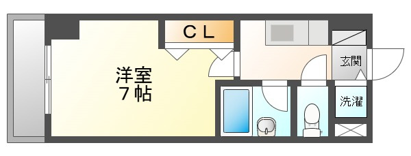 アドヴァンシティ岡山ステーションの間取り