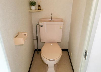 【トイレ】 | ライオンズマンション相模原南台 | バスルームとは独立した清潔感のあるトイレ空間です。公共下水・公営水道に対応した安心の設備仕様となっております。独立配置されているため、ご家族同士や来客時にも気兼ねなくご使用いただける空間です。