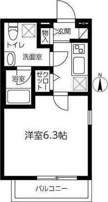 【間取り】 | イヴェール中野