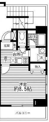コンフォール深川の間取り|間取りです。