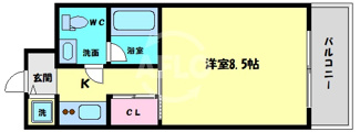 【間取り】 | S-CREA御堂筋本町 | S-CREA御堂筋本町　間取り