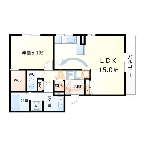 コンフォール長居東の間取り|コンフォール長居東　間取り