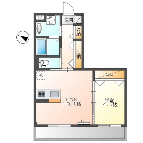 ATB松之内の間取り