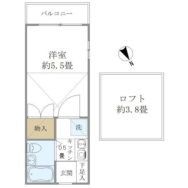 アーデル飛田給の間取り