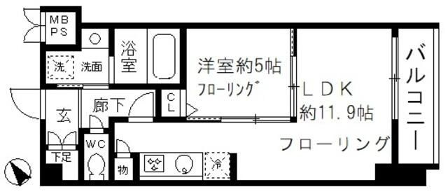 ファインクレスト入谷の間取り