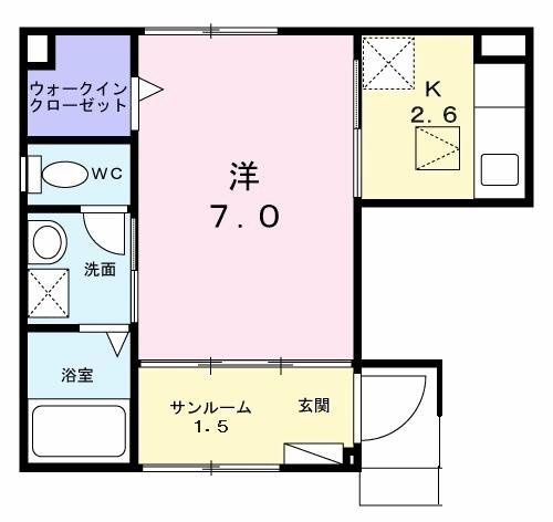 シティーライトⅠの間取り