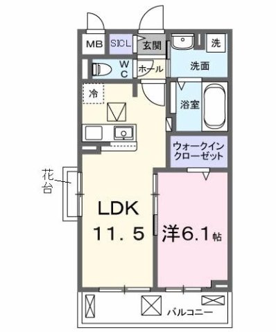 ベル　ブライトの間取り