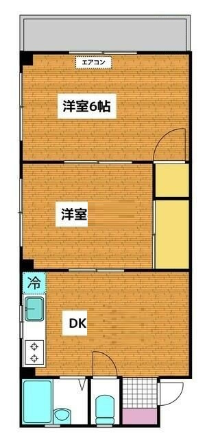 メゾン市川の間取り|間取りです。