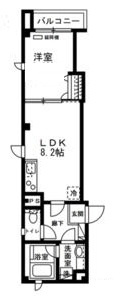 La llure 根岸 の間取り|間取りです。