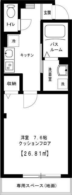 クレール　オシアゲの間取り|間取りです。
