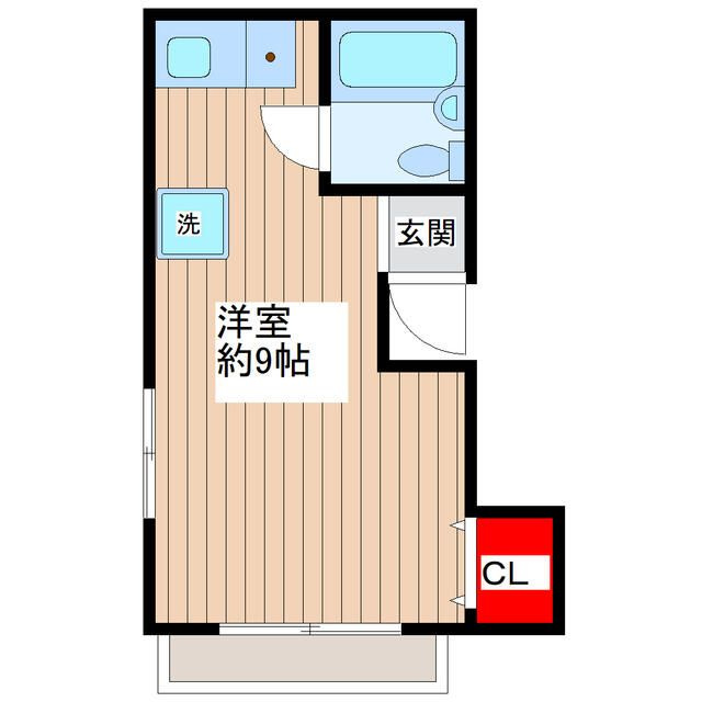 コーポ新保の間取り|間取りです。