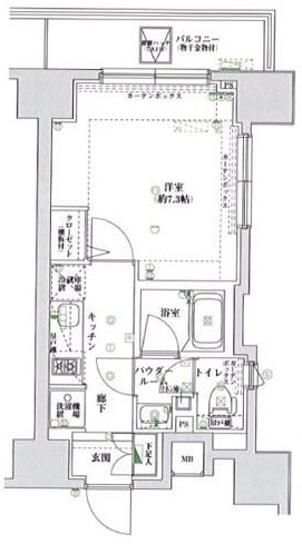 スパシエジーベック亀戸の間取り|間取りです。